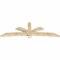 Ekena Millwork Davenport Rough Sawn Timber Gable Bracket, Douglas Fir, 108"W x 36"H x 4"D x 6"F, 8/12 Pitch GBW108X36X0406DAV00RDF - alternate 4